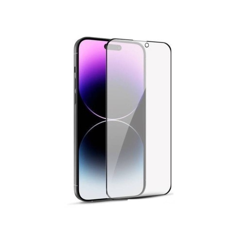 Matte FULL Tempered Glass / Τζαμάκι Προστασίας για iPhone 13 / 13 Pro / 14 / 16e / 17e - Διάφανο Ματ