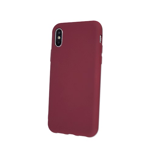 Θήκη TPU Σιλικόνης με Υφασμάτινη Επένδυση για Samsung S10e - Μπορντό Ματ