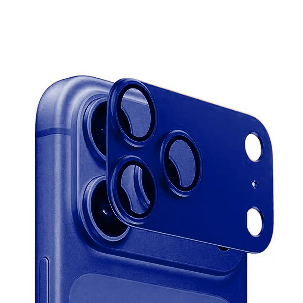 Tempered Glass / Τζαμάκι Προστασίας Κάμερας Full Glue για iPhone 17 Pro Max - Σκούρο Μπλέ