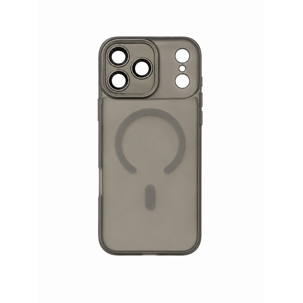 Σκληρή Θήκη MagMat με MagSafe και Προστασία Κάμερας για iPhone 17 Pro Max - Γκρί Φιμέ