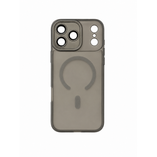 Σκληρή Θήκη MagMat με MagSafe και Προστασία Κάμερας για iPhone 17 Pro Max - Γκρί Φιμέ