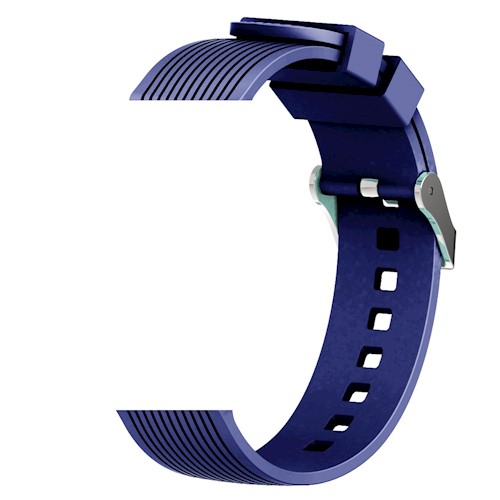 Devia Universal Λουράκι TPU Σιλικόνης για Ρολόι Smartwatch 20mm - Μπλε