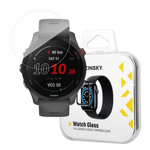 Wozinsky Hybrid Tempered Glass - Τζαμάκι Προστασίας για GM Forerunner 255 - Μαύρο