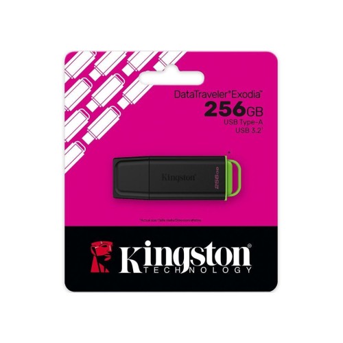 Kingston DataTraveler Exodia G2 256GB USB 3.2 Stick - Μαύρο