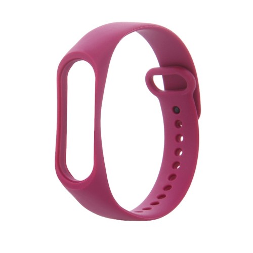 Λουράκι Σιλικόνης για Xiaomi Mi Band 3 / 4 - Μπορντό