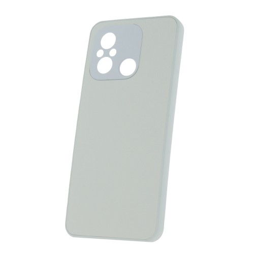Θήκη TPU Σιλικόνης Litchi Texture για Xiaomi Redmi 12C - Λευκό