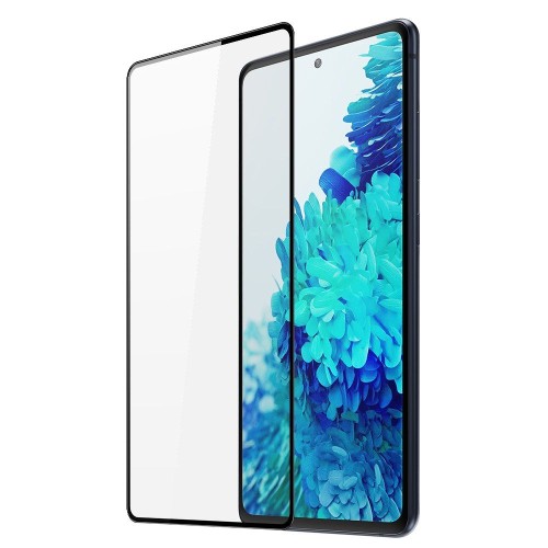 Tempered Glass FULL GLUE για Samsung Galaxy S21 FE - Μαύρο Πλαίσιο