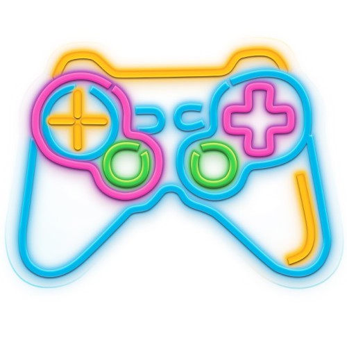 Λάμπα Neon PLEXI LED - Σχήμα Gamepad / Multicolor