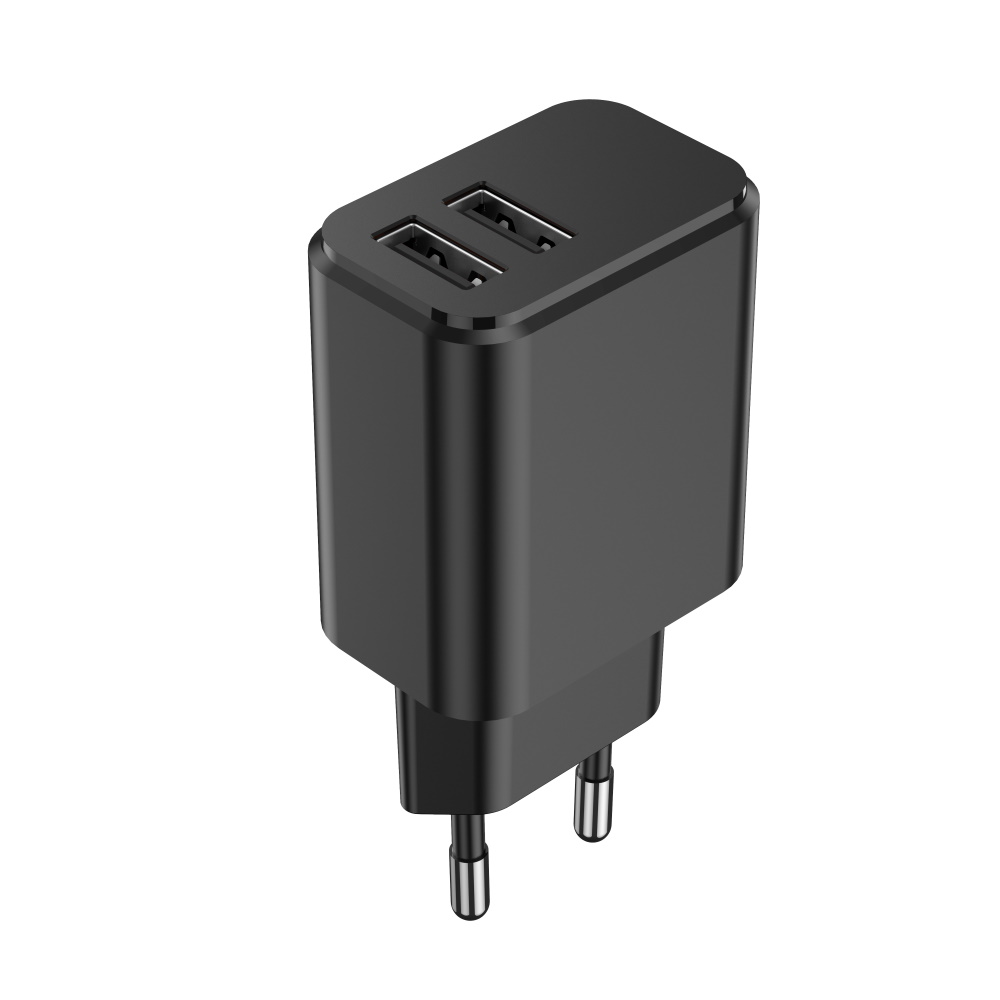 Setty Φορτιστής 2x USB 3A 15W - Black