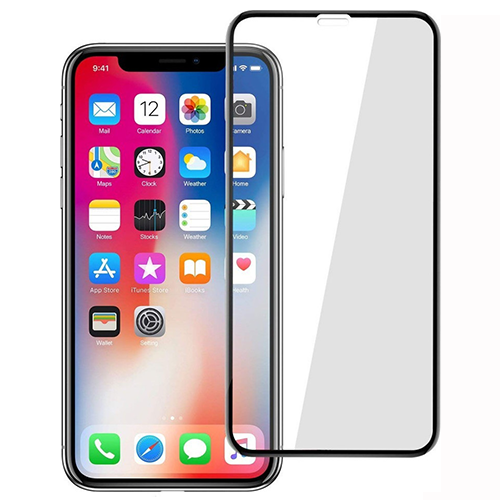 FULL GLUE Tempered Glass Full Cover για iPhone XR / 11 - Μαύρο Πλαίσιο