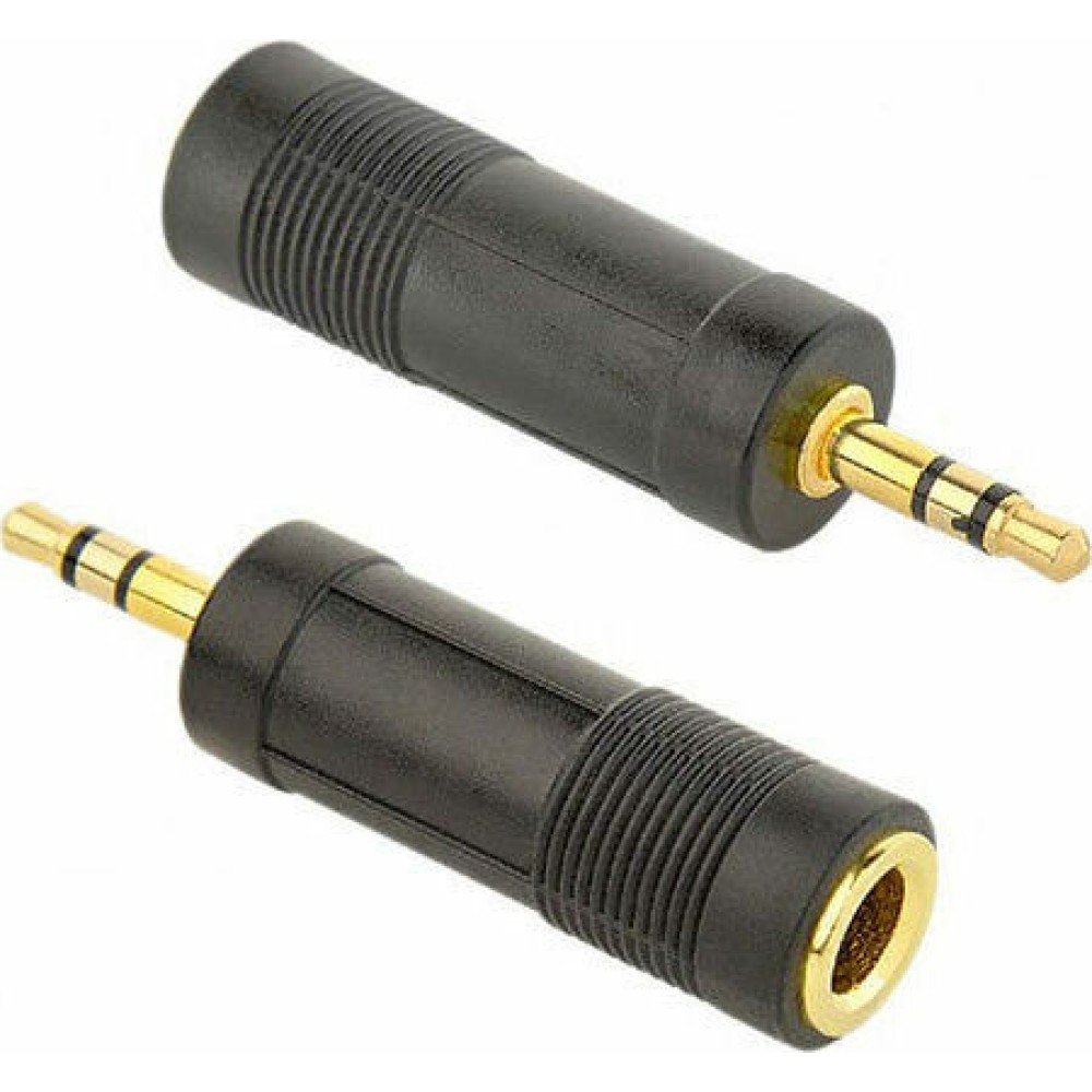 Cablexpert Αντάπτορας AUX 6.35mm Θυληκό σε 3.5mm Αρσενικό A-6.35F-3.5M