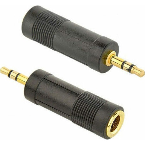 Cablexpert Αντάπτορας AUX 6.35mm Θυληκό σε 3.5mm Αρσενικό A-6.35F-3.5M