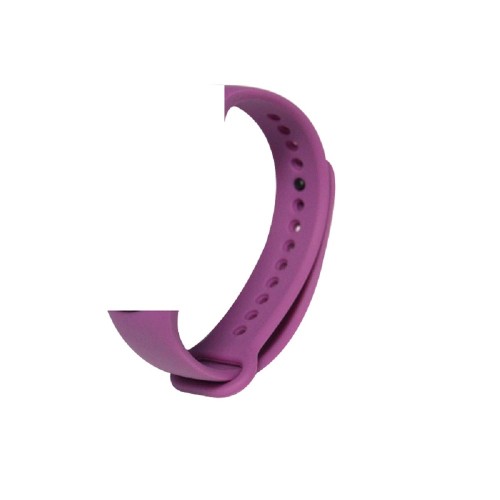 Devia Λουράκι Σιλικόνης για Xiaomi Mi Band 5 / 6 / 7 - Σκούρο Μωβ