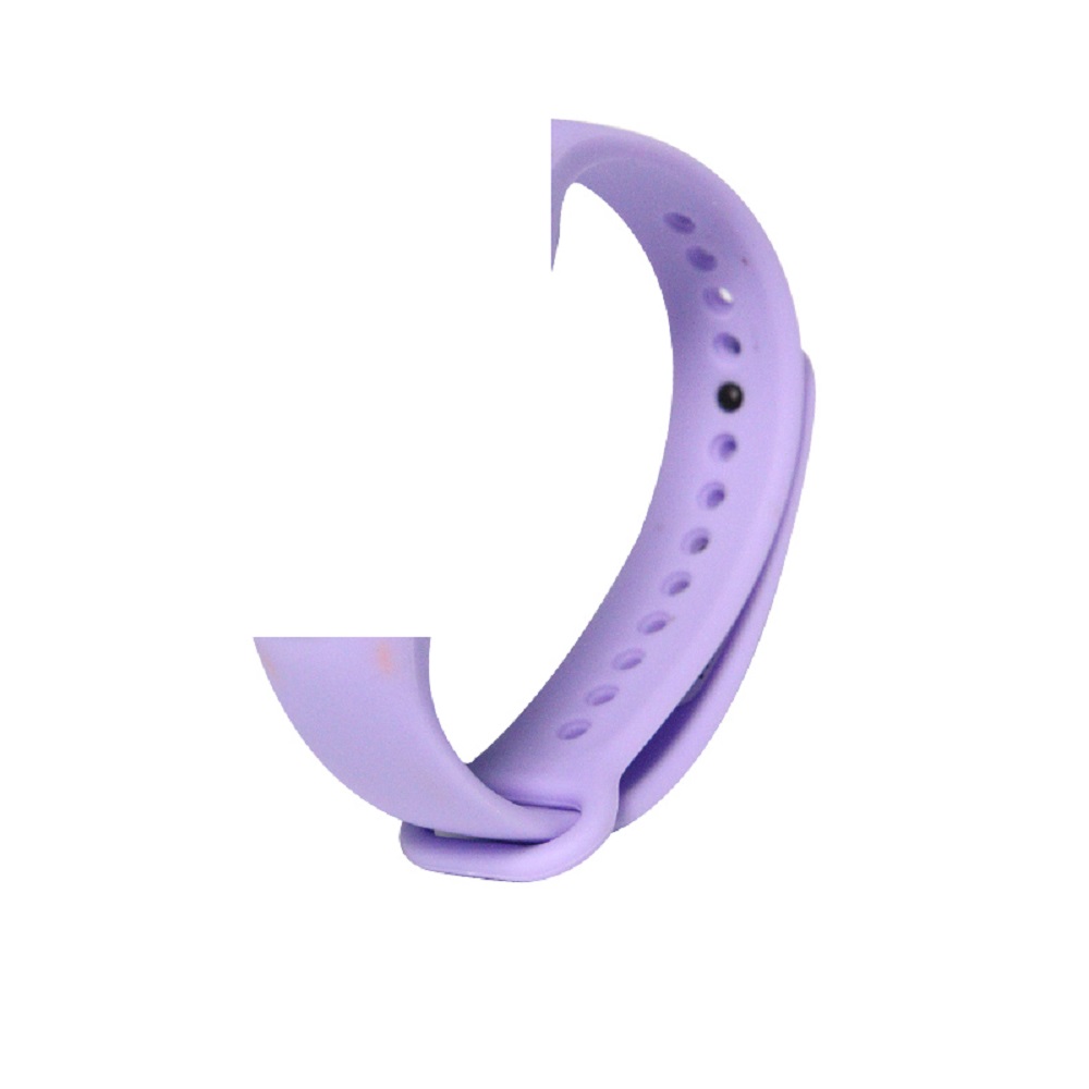 Devia Λουράκι Σιλικόνης για Xiaomi Mi Band 5 / 6 / 7 - Μωβ