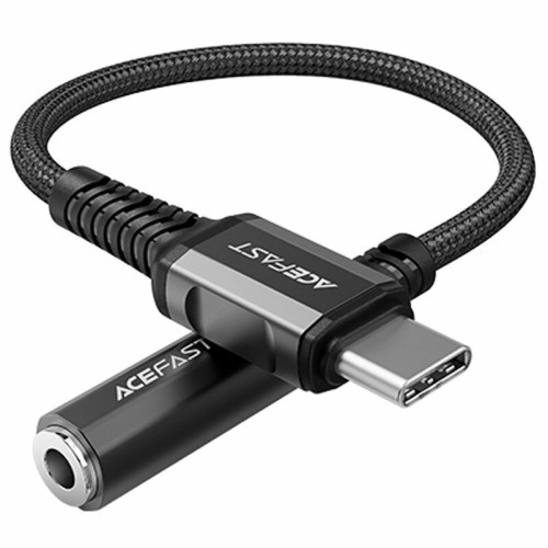 Acefast Μετατροπέας USB-C αρσ. σε Aux 3.5mm θυλ. - Μαύρο C1-07