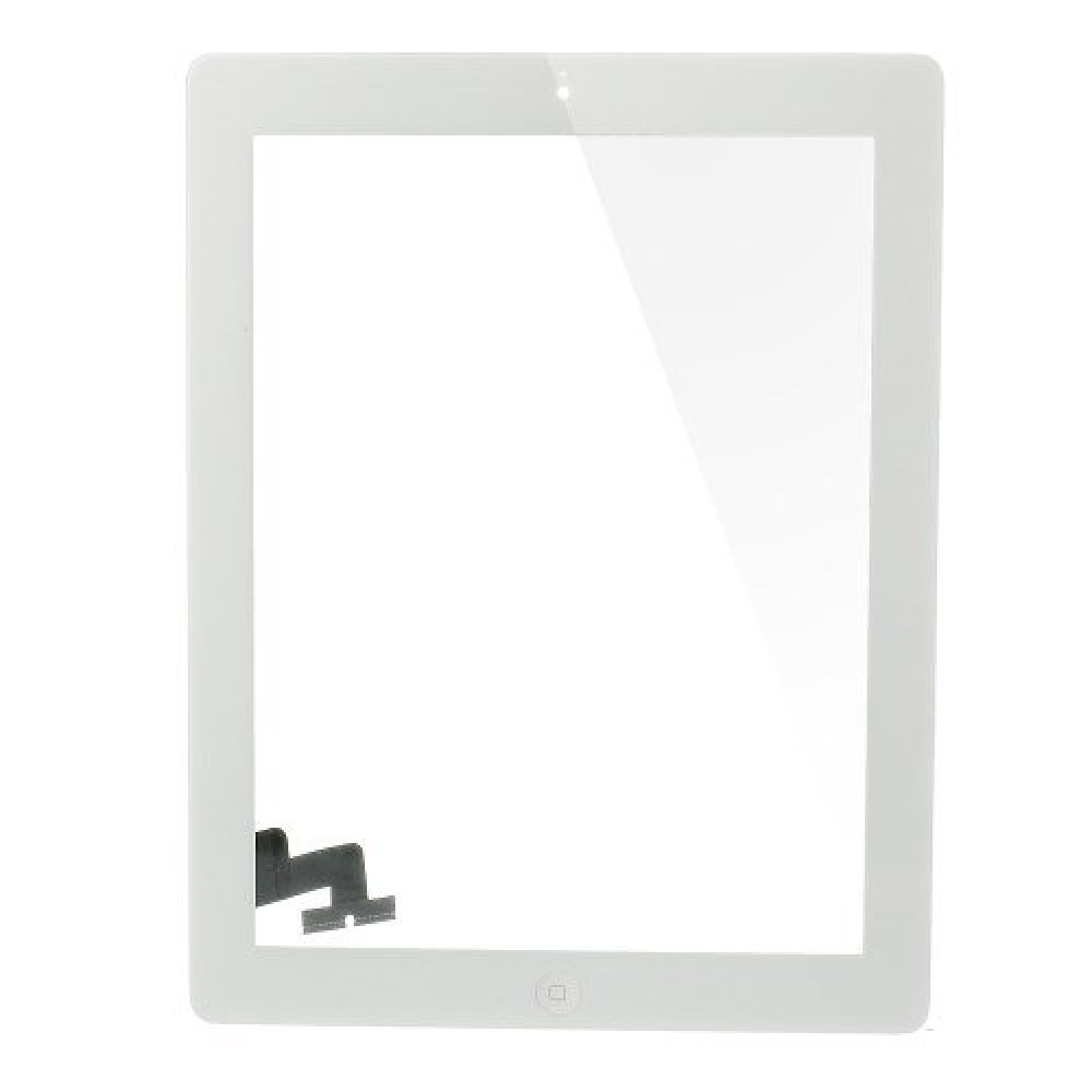 Μηχανισμός Αφής - Digitizer για iPad 2 Assembly με Αυτοκόλλητο και Home Button - Ανταλλακτικό Υψηλής Ποιότητας - Λευκό