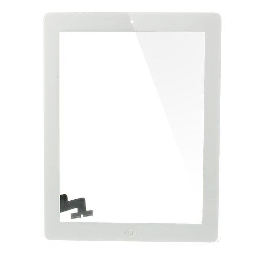 Μηχανισμός Αφής - Digitizer για iPad 2 Assembly με Αυτοκόλλητο και Home Button - Ανταλλακτικό Υψηλής Ποιότητας - Λευκό
