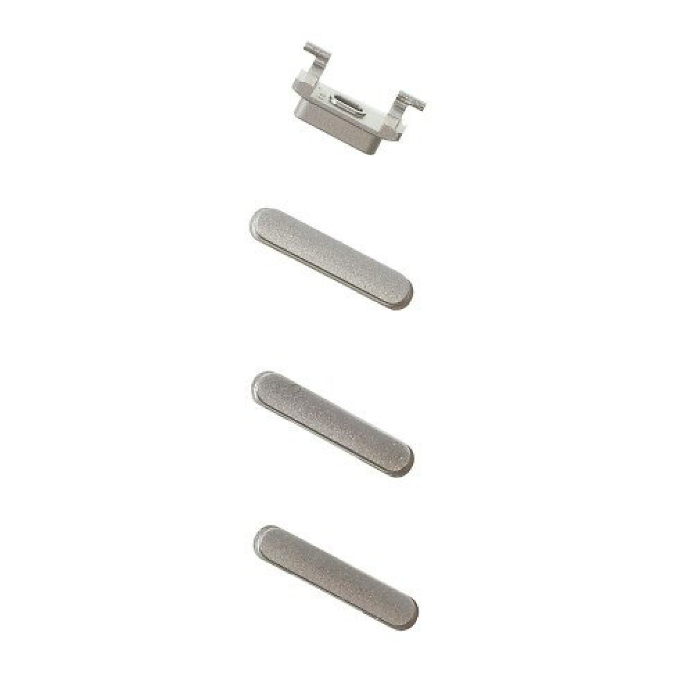 Σετ Εξωτερικά Πλαϊνά Πλήκτρα 3 σε 1 Power  Volume  Mute Switch για iPhone 6 - Γκρι