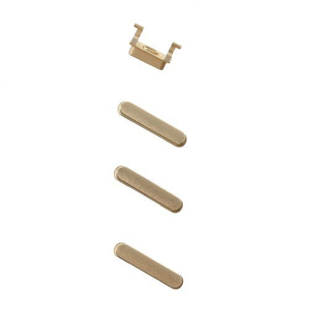 Εξωτερικά Πλαϊνά Πλήκτρα 3 σε 1 Power Volume  Mute Switch για iPhone 6 - Σαμπανιζέ