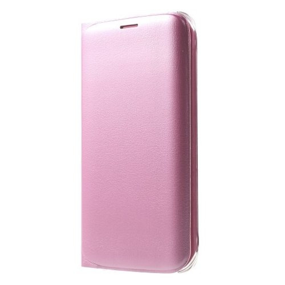 Θήκη Book Style για Galaxy S6 Edge G925  - Ροζ