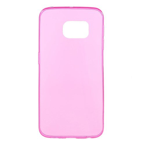 Θήκη TPU Σιλικόνης Ultra Thin 0.6 χιλ για Galaxy S6 Edge G925 - Φούξια