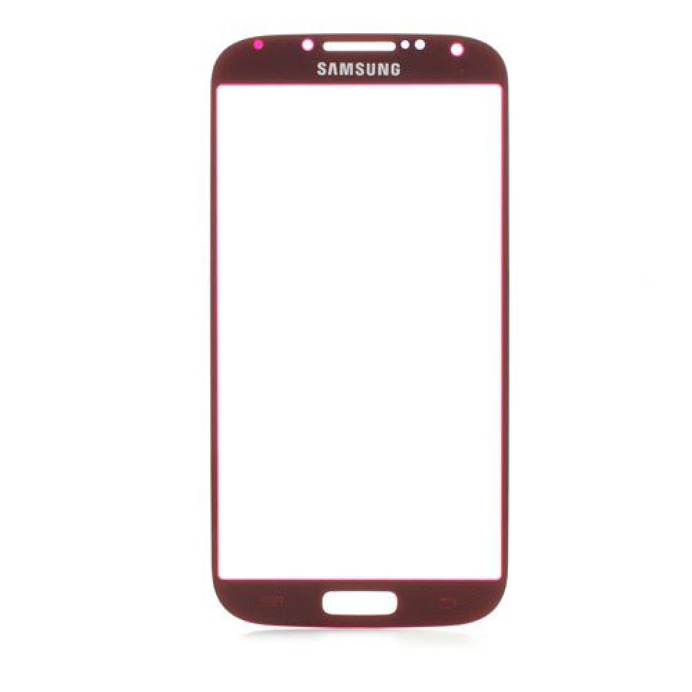 Ανταλλακτικό Τζαμάκι για Samsung Galaxy S4 i9500-i9505 - Κόκκινο