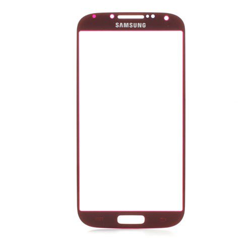 Ανταλλακτικό Τζαμάκι για Samsung Galaxy S4 i9500-i9505 - Κόκκινο