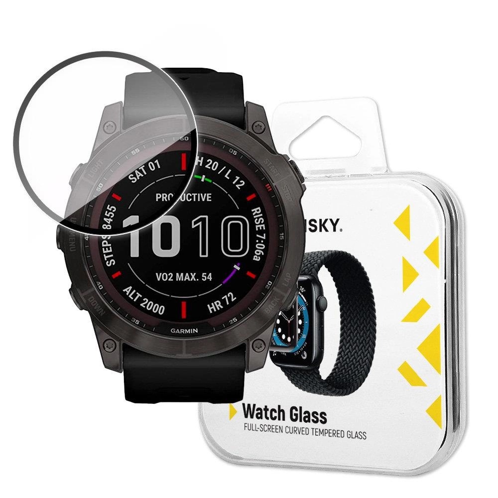 Wozinsky Hybrid Tempered Glass - Τζαμάκι Προστασίας για Garmin Fenix 7X - Μαύρο