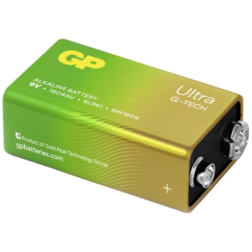 GP Batteries Ultra Αλκαλική Μπαταρία 9V