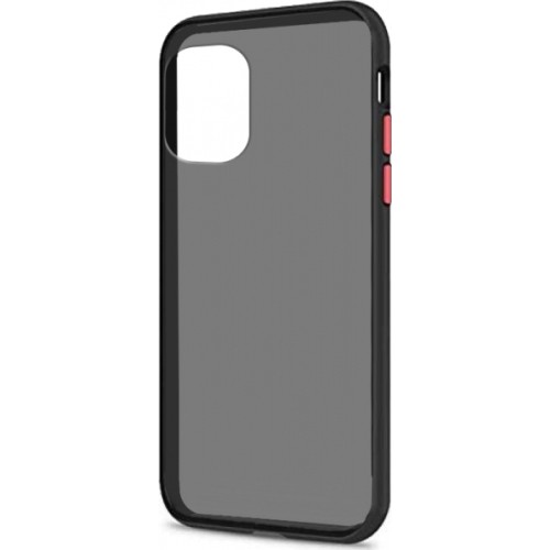 Θήκη Hard Cover με Χρωματιστά Κουμπιά για Samsung Galaxy A02s - Μαύρο Πλαίσιο