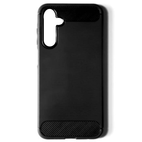 Θήκη TPU Σιλικόνης Carbon Fiber Style για Samsung Galaxy A25 - Μαύρη