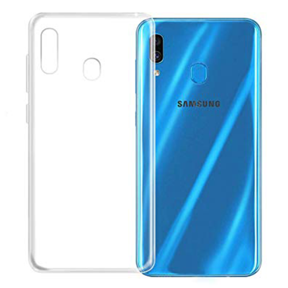 Θήκη TPU Σιλικόνης Ultra Thin για Galaxy A30 - Διάφανη
