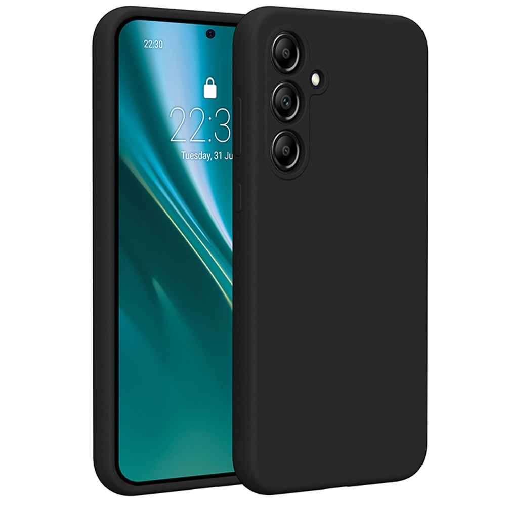 Θήκη TPU Σιλικόνης GREEN ON για Samsung Galaxy A35 - Μαύρο