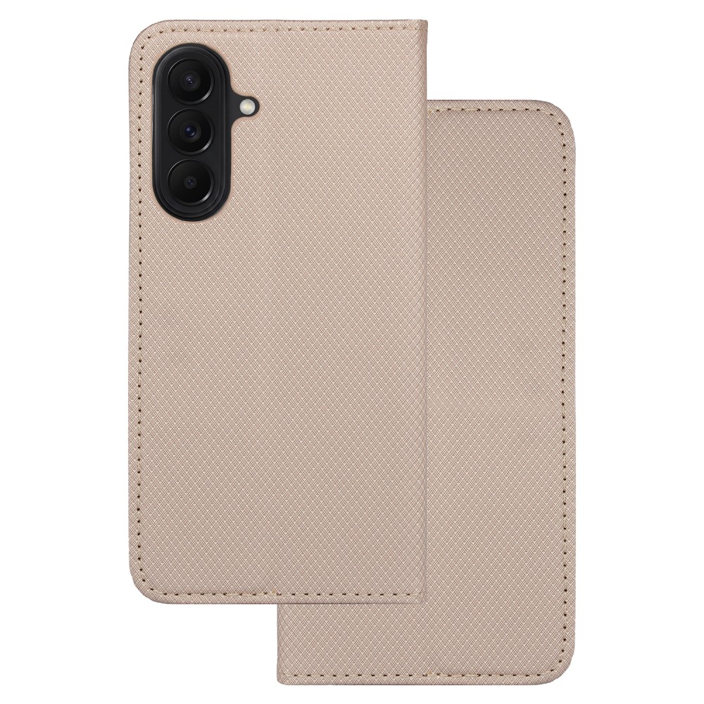 Υφασμάτινη Μαγνητική Θήκη Book Style για Samsung Galaxy A57 - Χρυσό