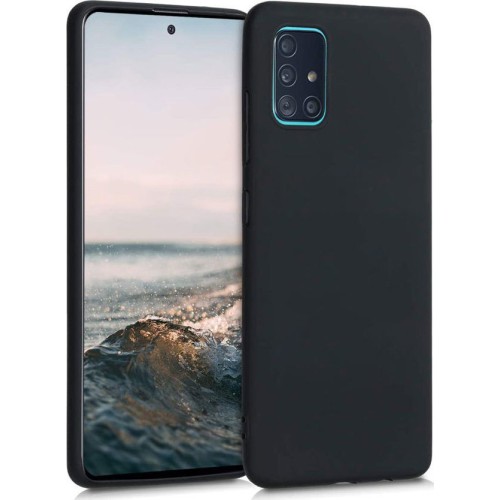 Θήκη TPU Σιλικόνης για Galaxy A41 - Μαύρη Ματ