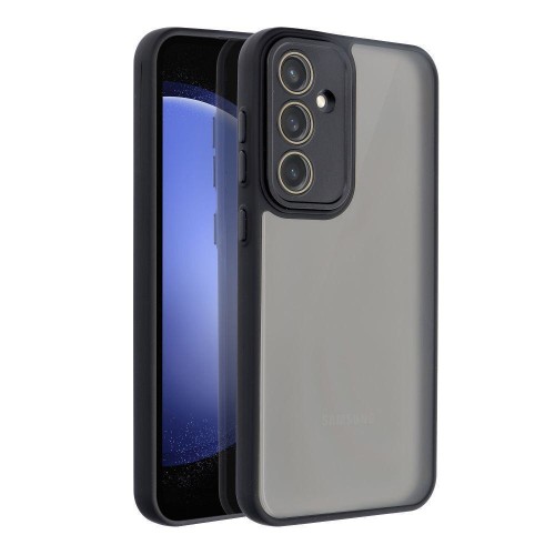 Σκληρή Θήκη Satin Matt για Samsung Galaxy S23 FE - Μαύρο Πλαίσιο