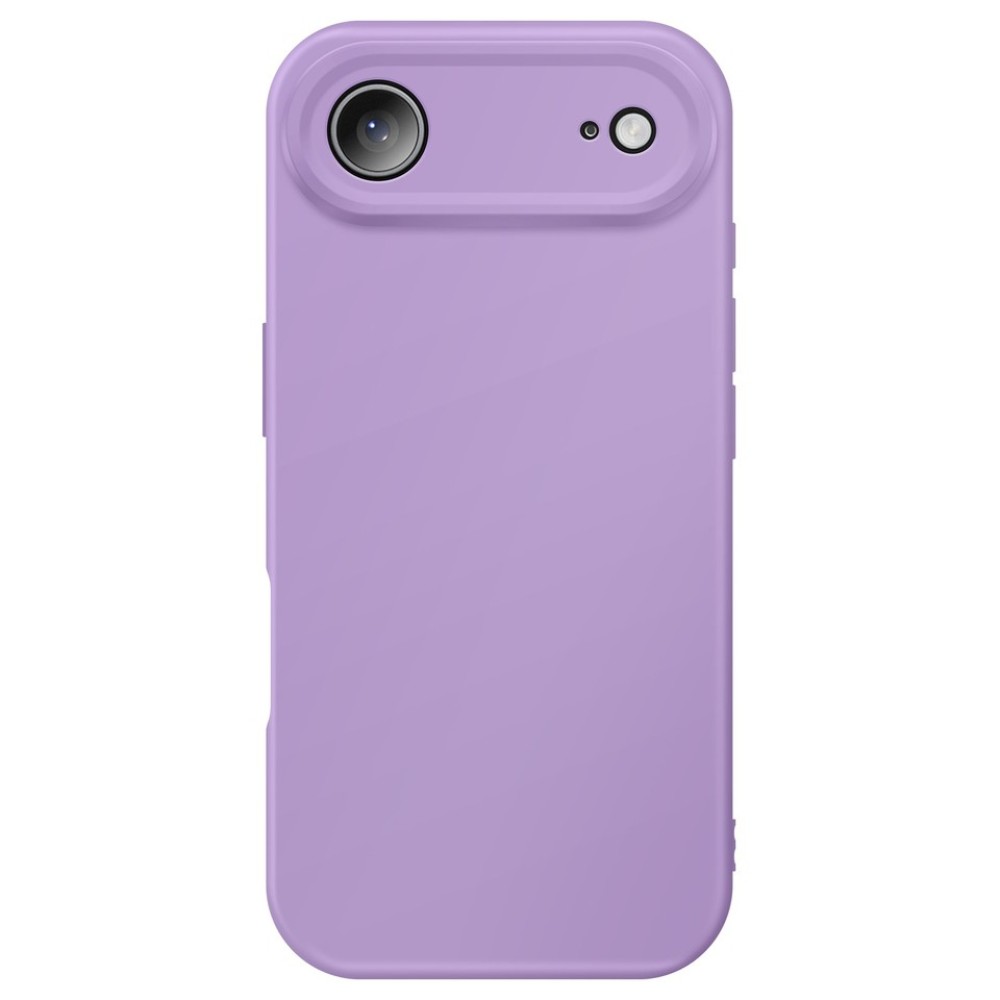 Θήκη TPU Σιλικόνης με Υφασμάτινη Επένδυση για iPhone Air - Μωβ