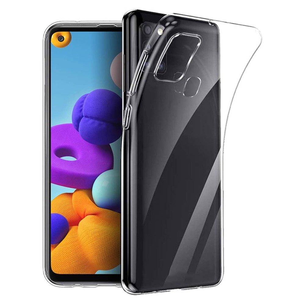 Θήκη TPU Σιλικόνης 1mm για Samsung Galaxy A21s - Διάφανο