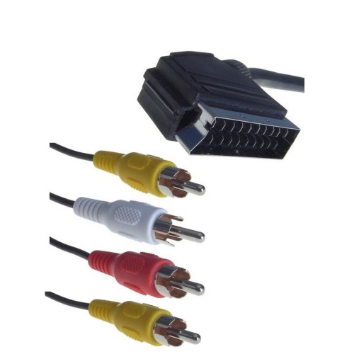 Καλώδιο SCART σε 4 x RCA 1.5 μέτρα