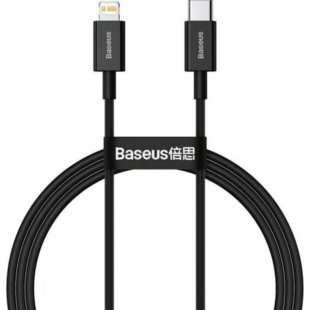 Baseus Καλώδιο Superior Series USB-C σε Lightning PD 20W 1μ. - Μαύρο