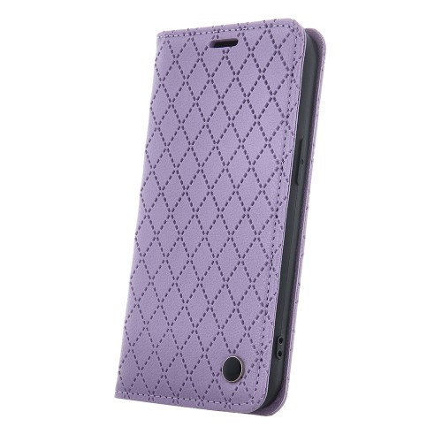 Caro Μαγνητική Θήκη Book Style για iPhone 16e / 17e - Μωβ