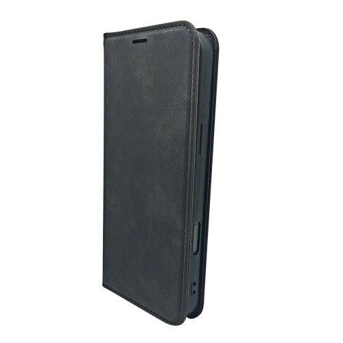 Θήκη Book Suede Style για Xiaomi Redmi Note 15 5G - Μαύρο