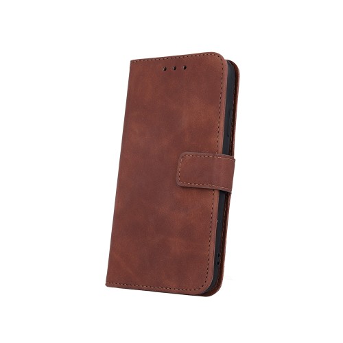 Θήκη Book Velvet Style με Λουράκι για Xiaomi Redmi Note 15 5G - Καφέ