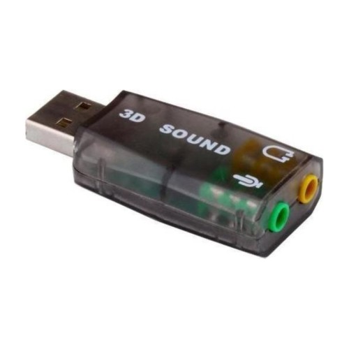 Powertech Εξωτερική USB Κάρτα Ήχου 5.1 με έξοδο Μικρόφωνου και Ακουστικού