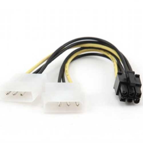 CABLEXPERT Αντάπτορας με Καλώδιο για PCI Express 6pin σε 2x Molex - CC-PSU-6