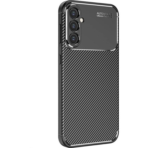 Θήκη TPU Σιλικόνης Carbon Style για Samsung Galaxy A54 - Μαύρο