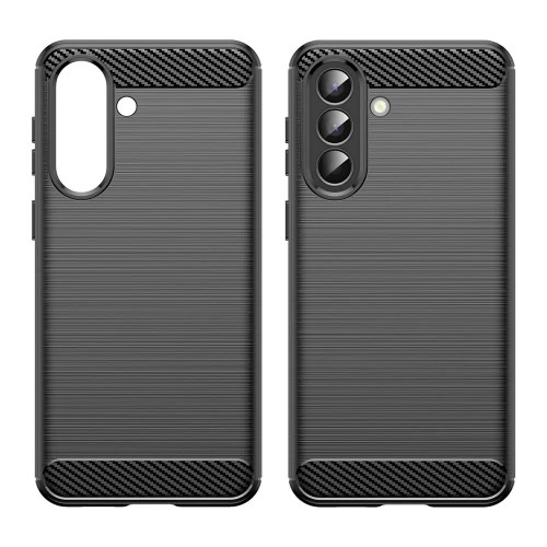 Θήκη TPU Σιλικόνης Carbon Fiber Style για Samsung Galaxy A57 - Μαύρη