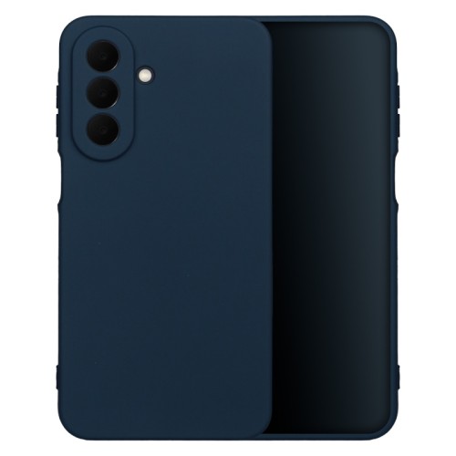 Θήκη TPU Σιλικόνης με Υφασμάτινη Επένδυση για Samsung Galaxy A37 - Σκούρο Μπλε