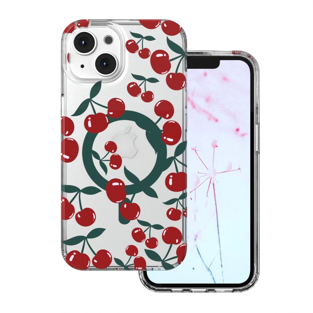 Θήκη Cherry με Magsafe για iPhone 13 / 14 - Διάφανο