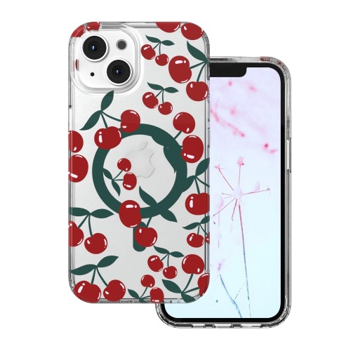 Θήκη Cherry με Magsafe για iPhone 13 / 14 - Διάφανο